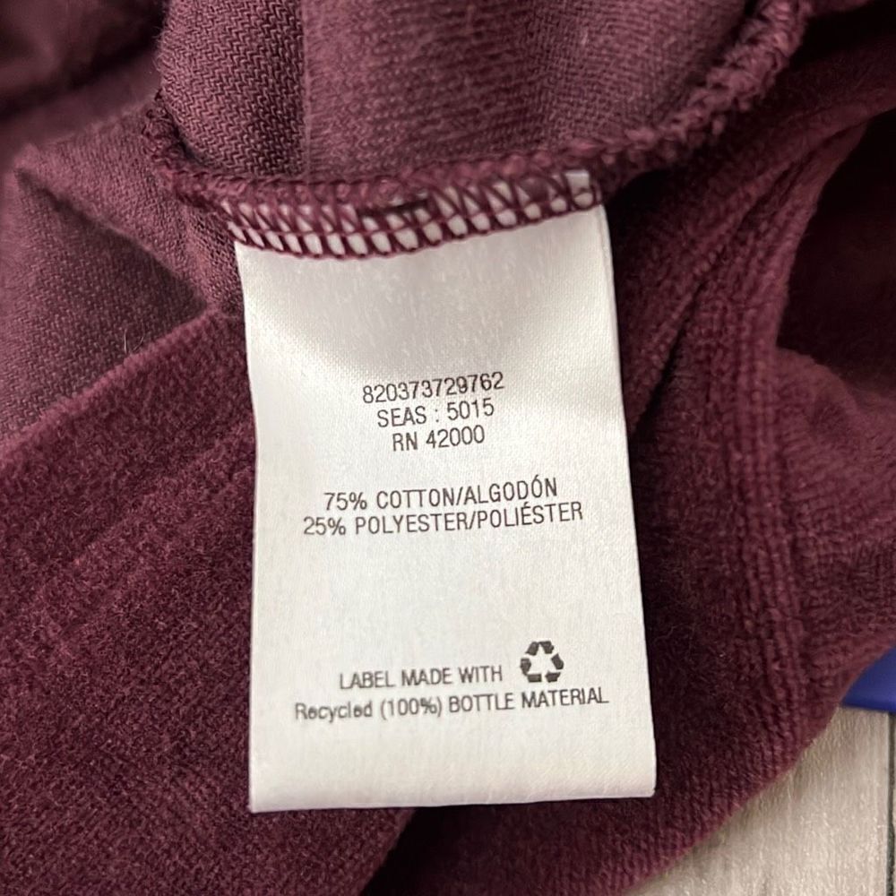 Basic Editions Women's Full Zip Jacket Velvet Rol… - image 6